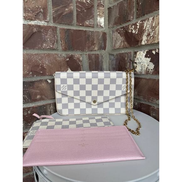 Louis Vuitton Felicie Damier Azur 56678 - Picture 1 of 11